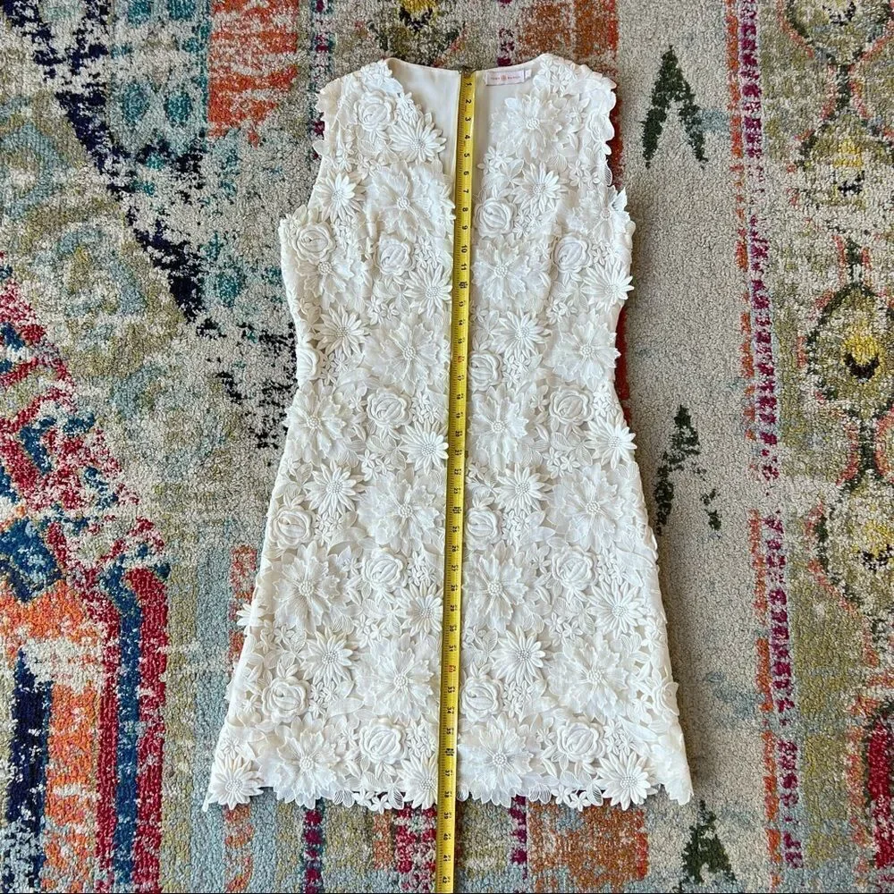 Tory Burch Merida White Floral Lace Dress